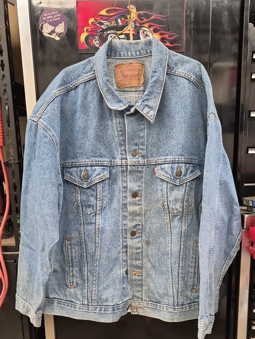 Levi's Light Blue Denim Trucker Jacket70507 4890 Men's Jacket XXL